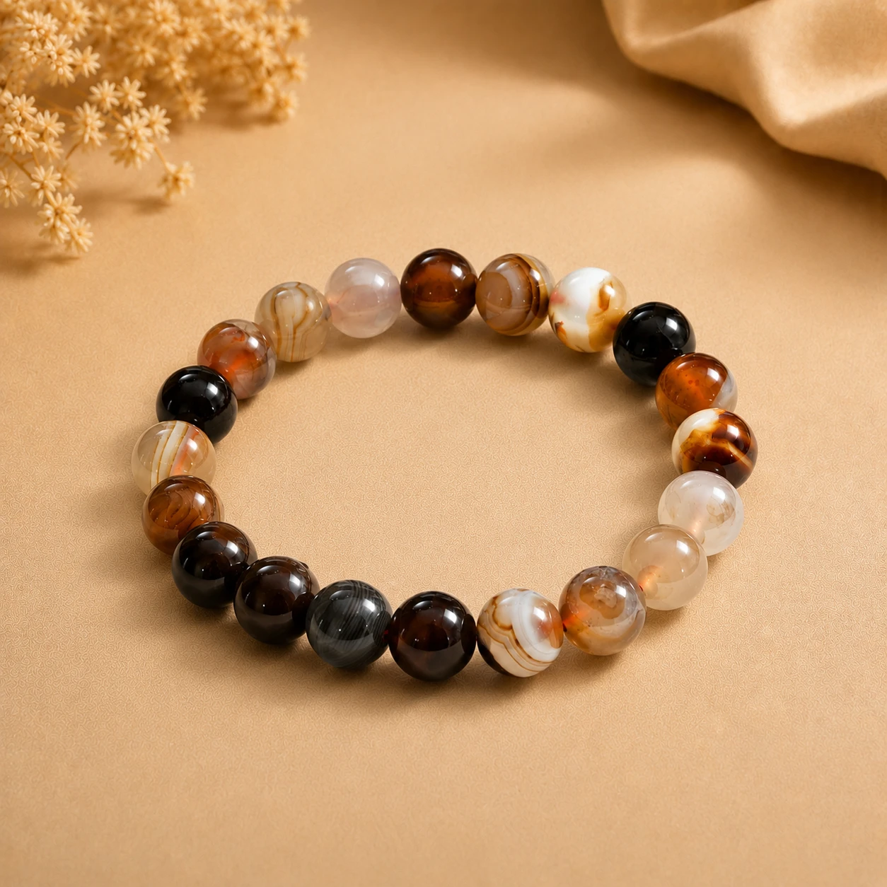 Gemsagar Botswana Agate Bracelet