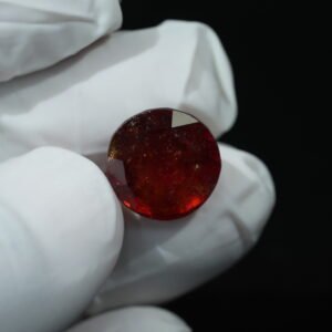 Natural Ceylon Gomed Ratna (Hessonite Garnet)  Origin Sri Lanka, Weight 13.86 Ratti / 12.60 Carat 100% Natural, Untreated, Lab-Tested