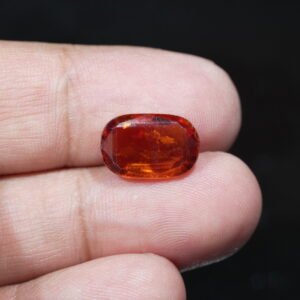 Natural African Gomed Ratna (Hessonite Garnet) Origin Africa, Weight 07:68 Ratti / 06.960 Carat,