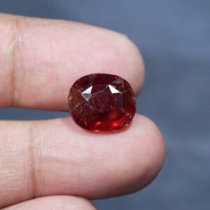 Natural African Gomed Ratna (Hessonite Garnet) Origin Africa, Weight 10:82 Ratti / 09:84 Carat,