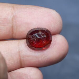 Natural African Gomed Ratna (Hessonite Garnet) Origin Africa, Weight 10:82 Ratti / 09:84 Carat,