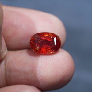 Natural Ceylon Gomed Ratna (Hessonite Garnet) 05.47.0 Carat , 06:00 Ratti