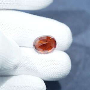 Natural African Gomed Ratna (Hessonite Garnet) Origin Africa, Weight 10:82 Ratti / 09:40 Carat,