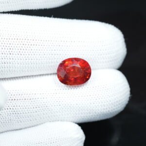 Natural Ceylon Gomed Ratna (Hessonite Garnet) 07.18 Carat , 07.89 Ratti