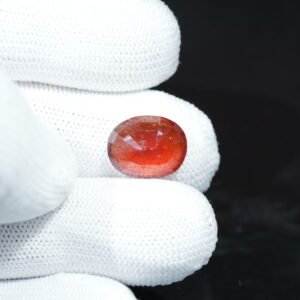 Natural Ceylon Gomed Ratna (Hessonite Garnet) 09.52 Carat , 10.42 Ratti