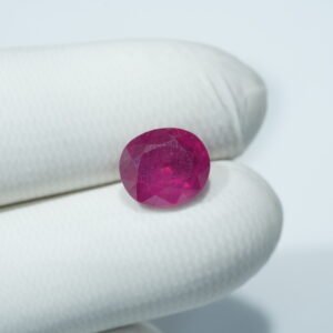 Natural African Manik (Ruby Gemstone) Weight: 8.03 Ratti / 7.30 Carat