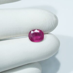 Natural African Manik (Ruby Gemstone) Weight: 4.75 Ratti / 04.32 Carat