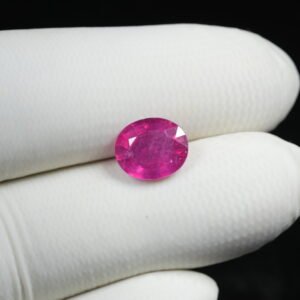 Natural African Manik (Ruby Gemstone) Weight: 5.13 Ratti / 04.67 Carat