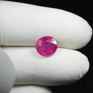 Natural African Manik (Ruby Gemstone) Weight: 5.95 Ratti / 05.41 Carat