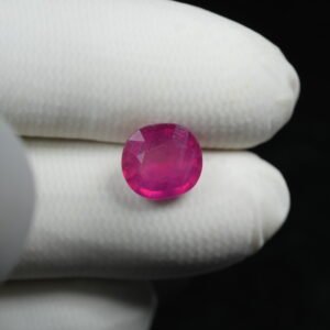 Natural African Manik (Ruby Gemstone) Weight: 5.40 Ratti / 4.91 Carat