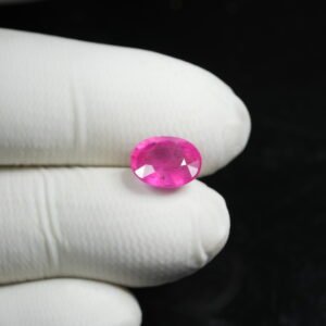 Natural African Manik (Ruby Gemstone) Weight: 04.86 Ratti / 4.42 Carat