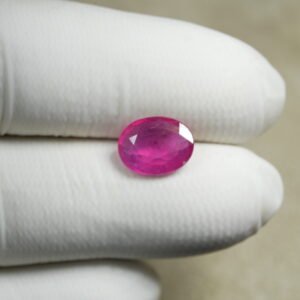 Natural African Manik (Ruby Gemstone) Weight: 04.65 Ratti / 04.23 Carat