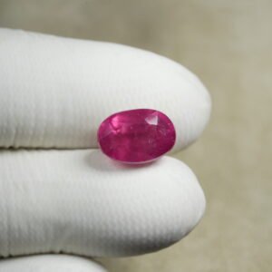 Natural African Manik (Ruby Gemstone) Weight: 11.93 Ratti / 10.85 Carat