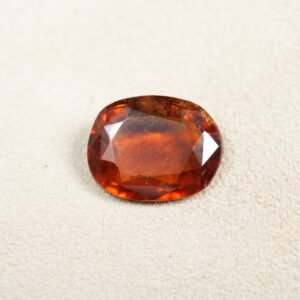 Natural African Gomed Ratna (Hessonite Garnet) Origin Africa, Weight 07.23 Ratti / 06.58 Carat,