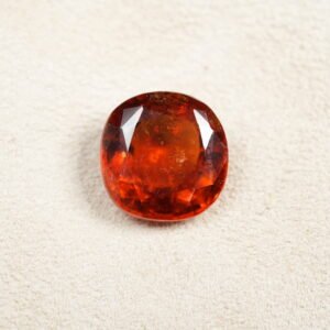 Natural African Gomed Ratna (Hessonite Garnet) Origin Africa, Weight 09.10 Ratti / 08.28 Carat,