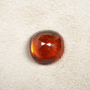 Natural African Gomed Ratna (Hessonite Garnet) Origin Africa, Weight 09.10 Ratti / 08.28 Carat,