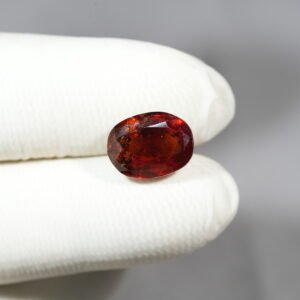 Natural Ceylon Gomed Ratna (Hessonite Garnet) 08.77 Carat , 09.44 Ratti