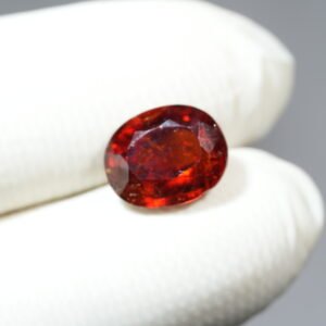 Natural Ceylon Gomed Ratna (Hessonite Garnet) 7.060 Carat , 07.76 Ratti