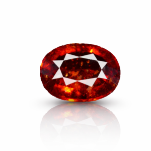Natural Hessonite Garnet (Gomed) 6.42 Carat – Certified Gemstone