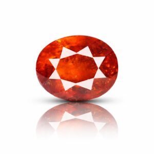Hessonite Garnet (Gomed) 6.54 Carat – Certified GIL
