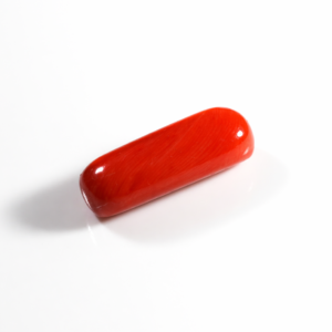 Natural 7.45 Ct Red Coral (Moonga) | GIL Lab Certified