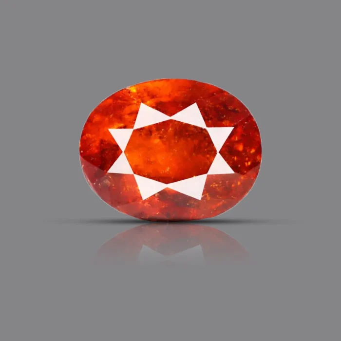Hessonite Garnet (Gomed) 6.54 Carat – Certified GIL