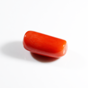Natural Moonga Stone 14.06 Ct | Certified Red Coral