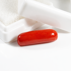 Natural Moonga Stone 7.6 Ct Red Coral
