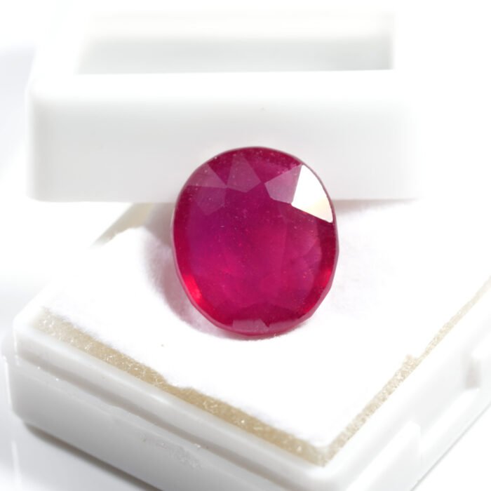 9.61 Ct Natural African Pink Ruby Stone – Certified Manik Gemstone for Ring