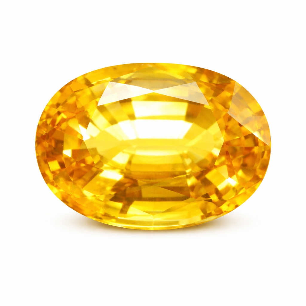 natural yellow sapphire pukhraj gemstone in India buy online