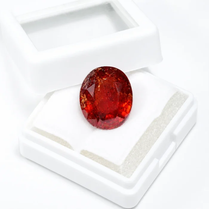 Natural Hessonite Garnet (Gomed)- 9.65  ct