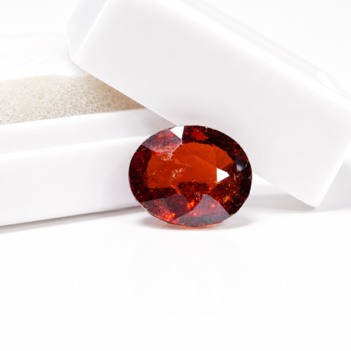 Natural Hessonite Garnet (Gomed) – 6.30 carat