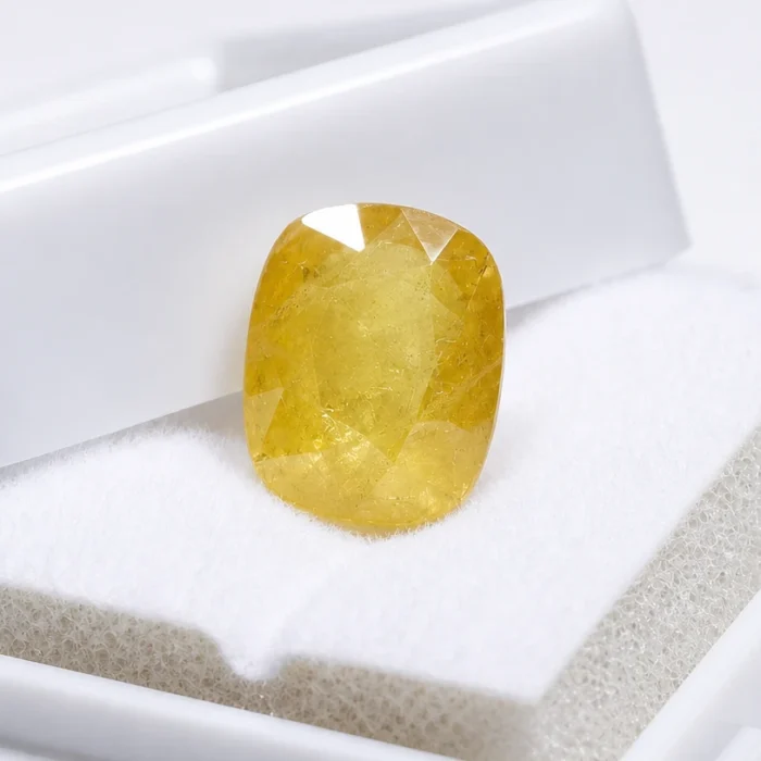 Natural Yellow Sapphire (Pukhraj) – 4.36 cts