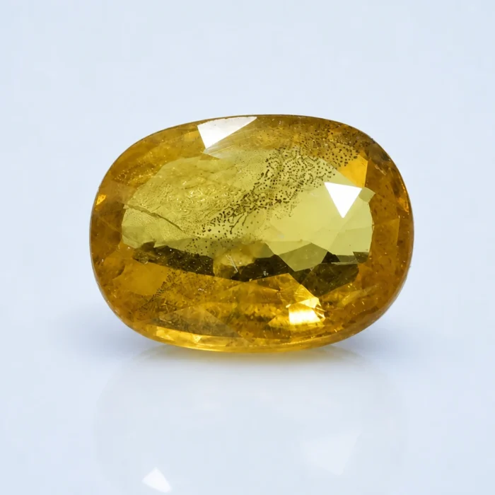 Natural Yellow Sapphire (Pukhraj) – 4.09 cts