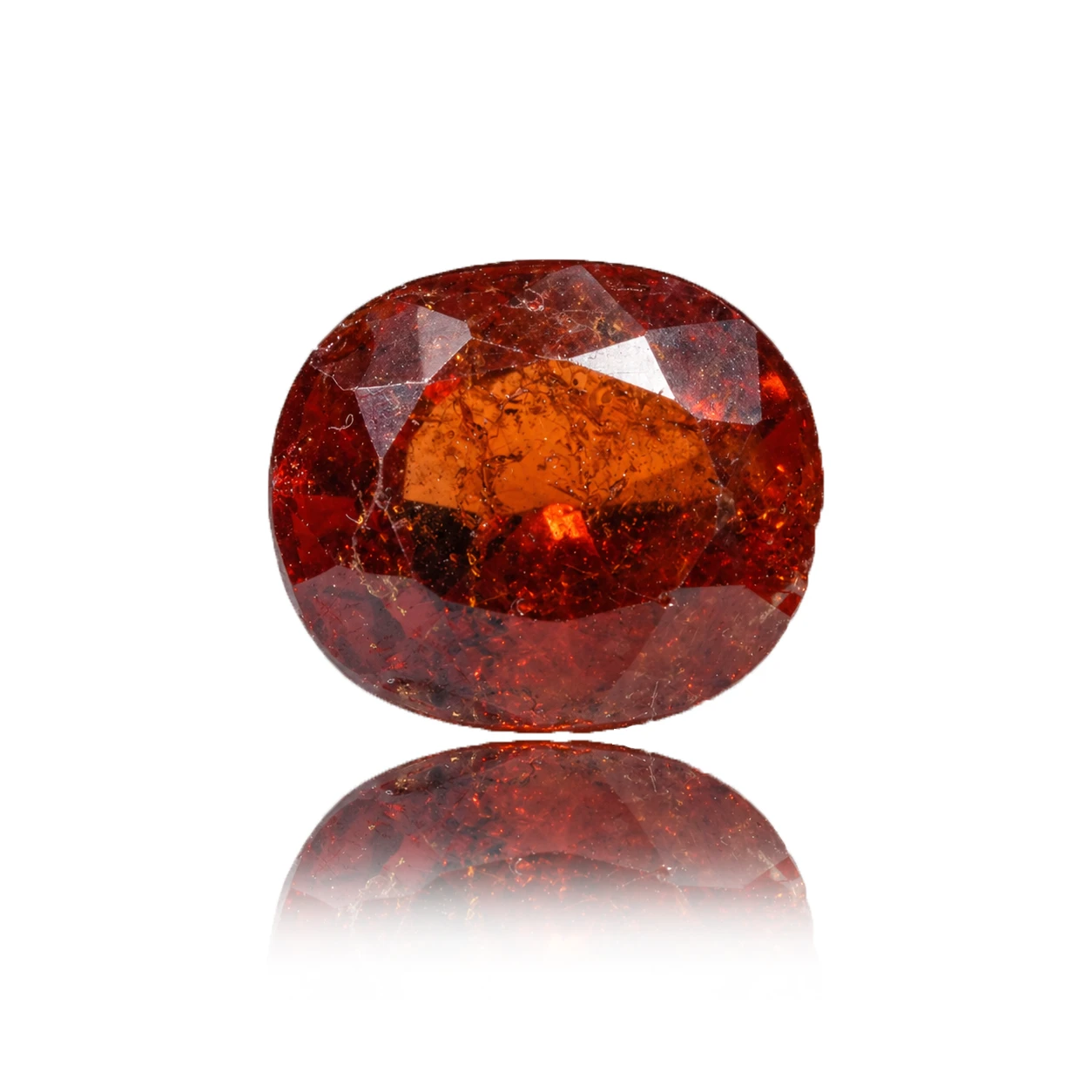 hessonite garnet gomed stone 6.83cts
