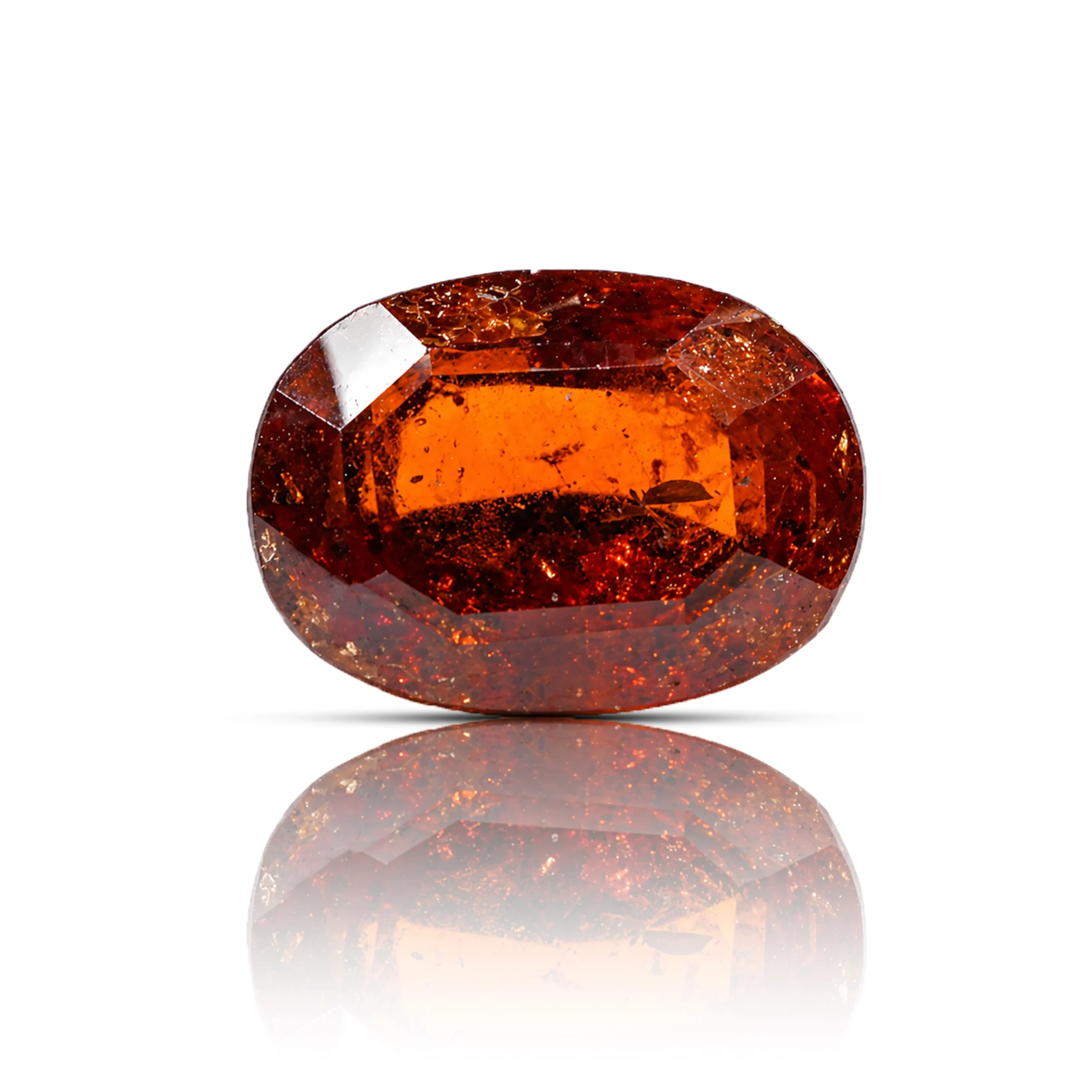 Natural Hessonite Garnet (Gomed)