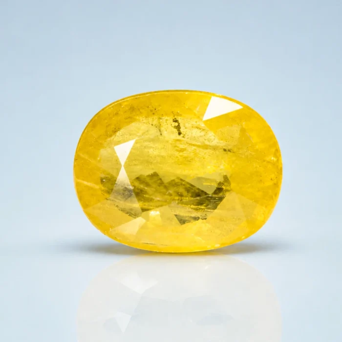 Natutral Yellow Sapphire (Pukhraj) – 4.22 cts