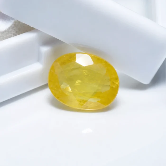 Natutral Yellow Sapphire (Pukhraj) – 4.22 cts