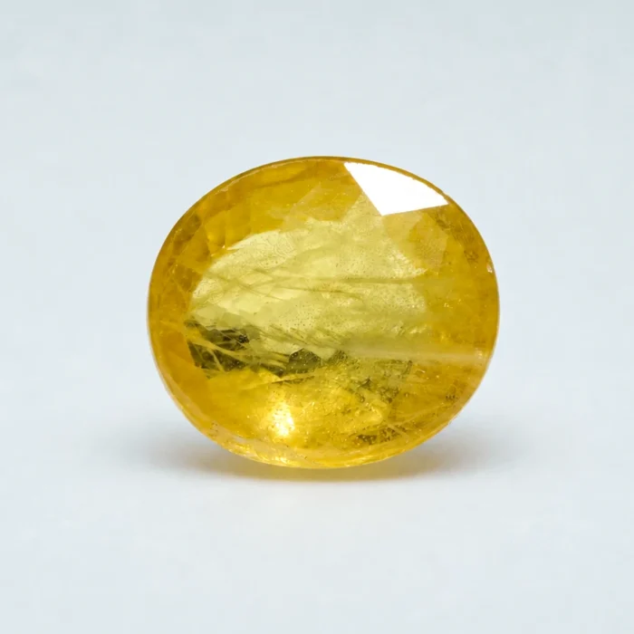 Natural Yellow Sapphire (Pukhraj) – 3.22 cts