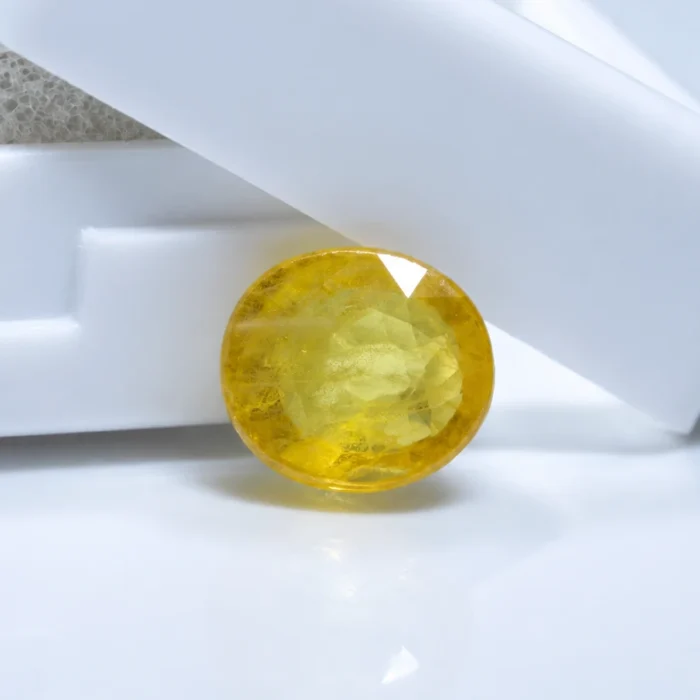 Natural Yellow Sapphire (Pukhraj) – 3.22 cts