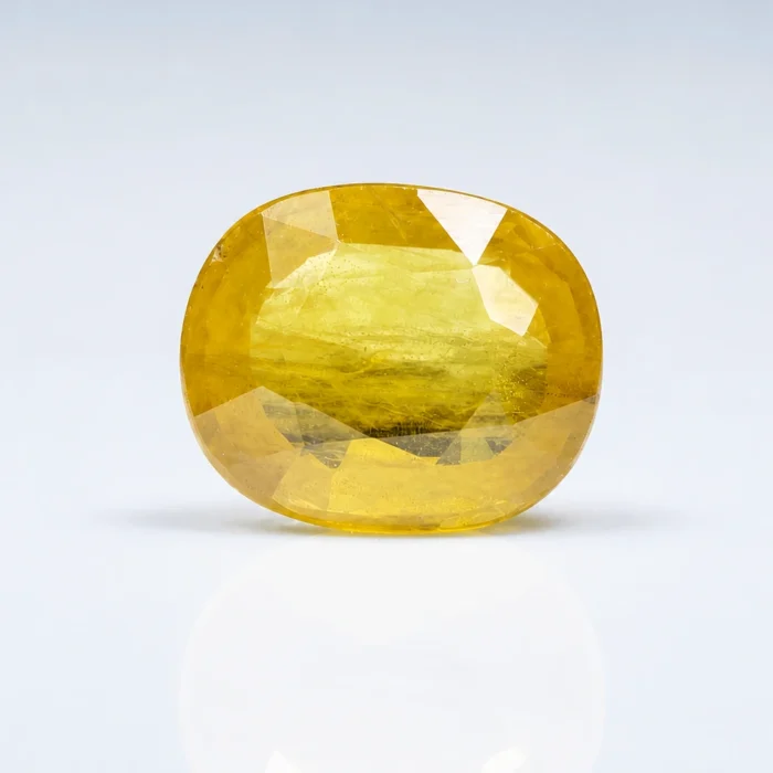 Natural Yellow Sapphire (Pukhraj) – 5.08 cts
