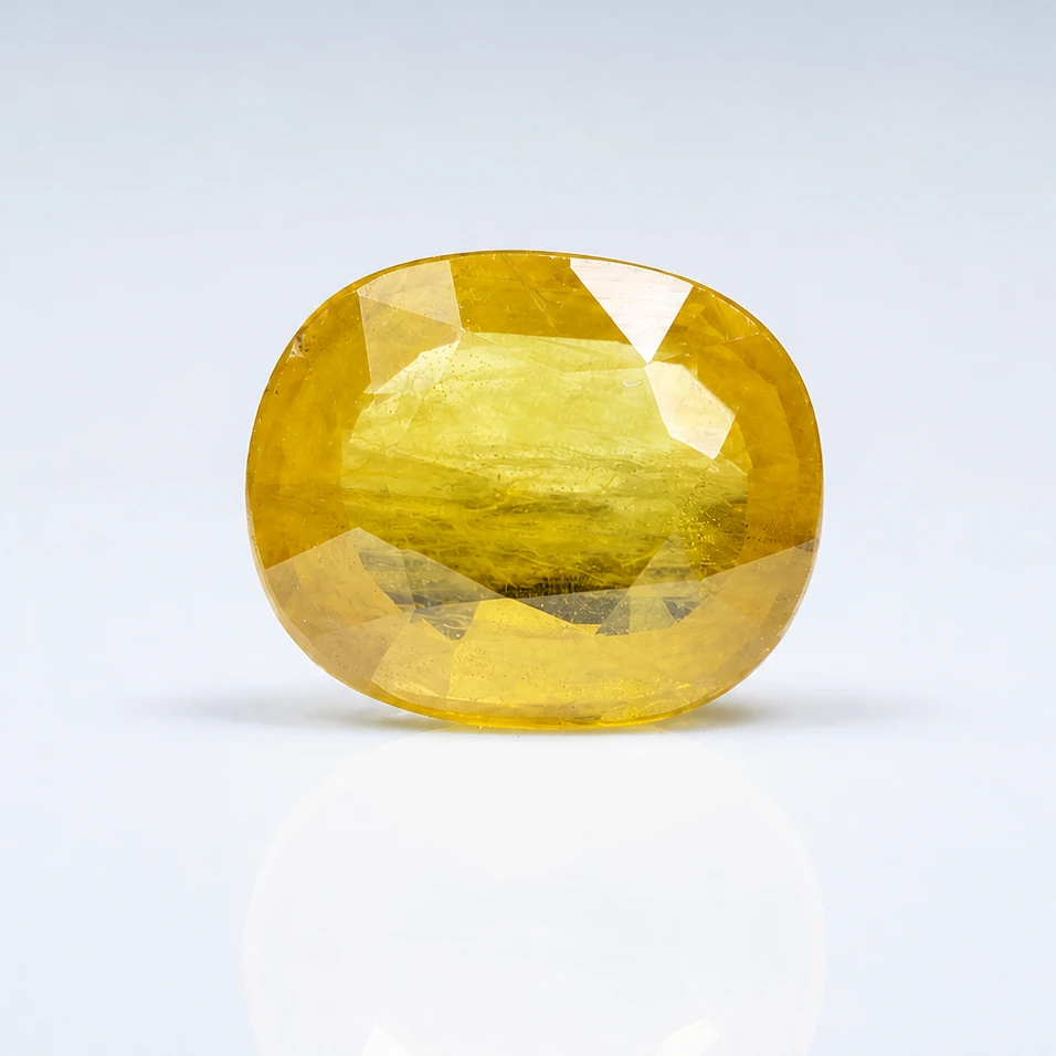 Natural Yellow Sapphire (Pukhraj) 5.080 ct