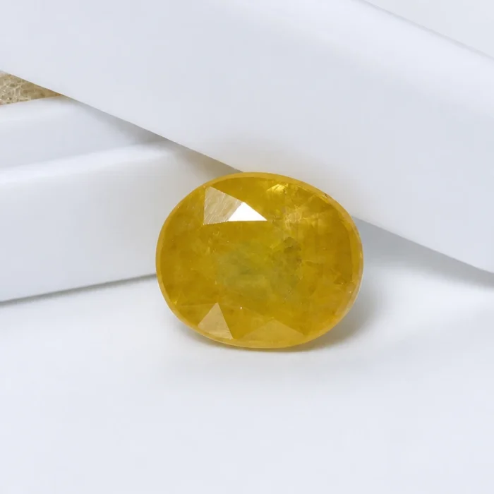 Natural Yellow Sapphire (Pukhraj) – 4.10 cts