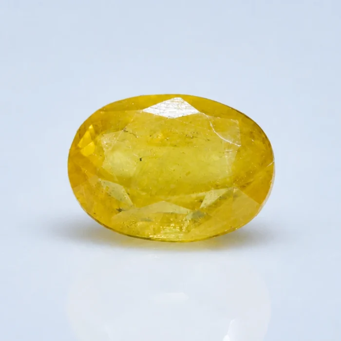 Natural Yellow Sapphire (Pukhraj) – 4.25 cts