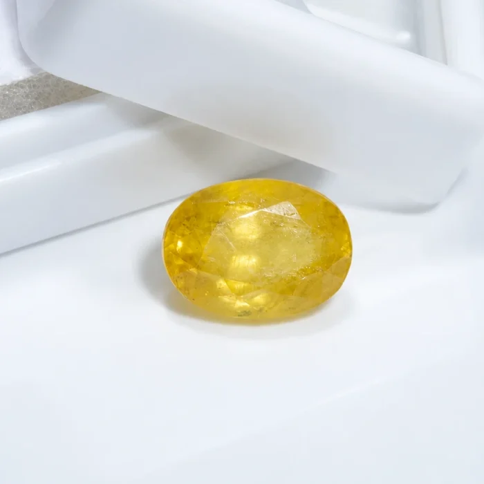 Natural Yellow Sapphire (Pukhraj) – 4.25 cts