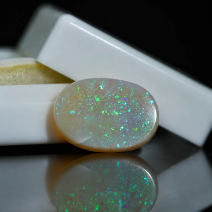 Certified Natural Fire Opal – 5.10 Carat