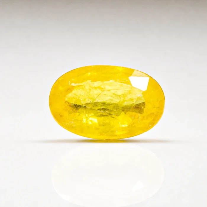 Natural Yellow Sapphire (Pukhraj)-  4.25 cts