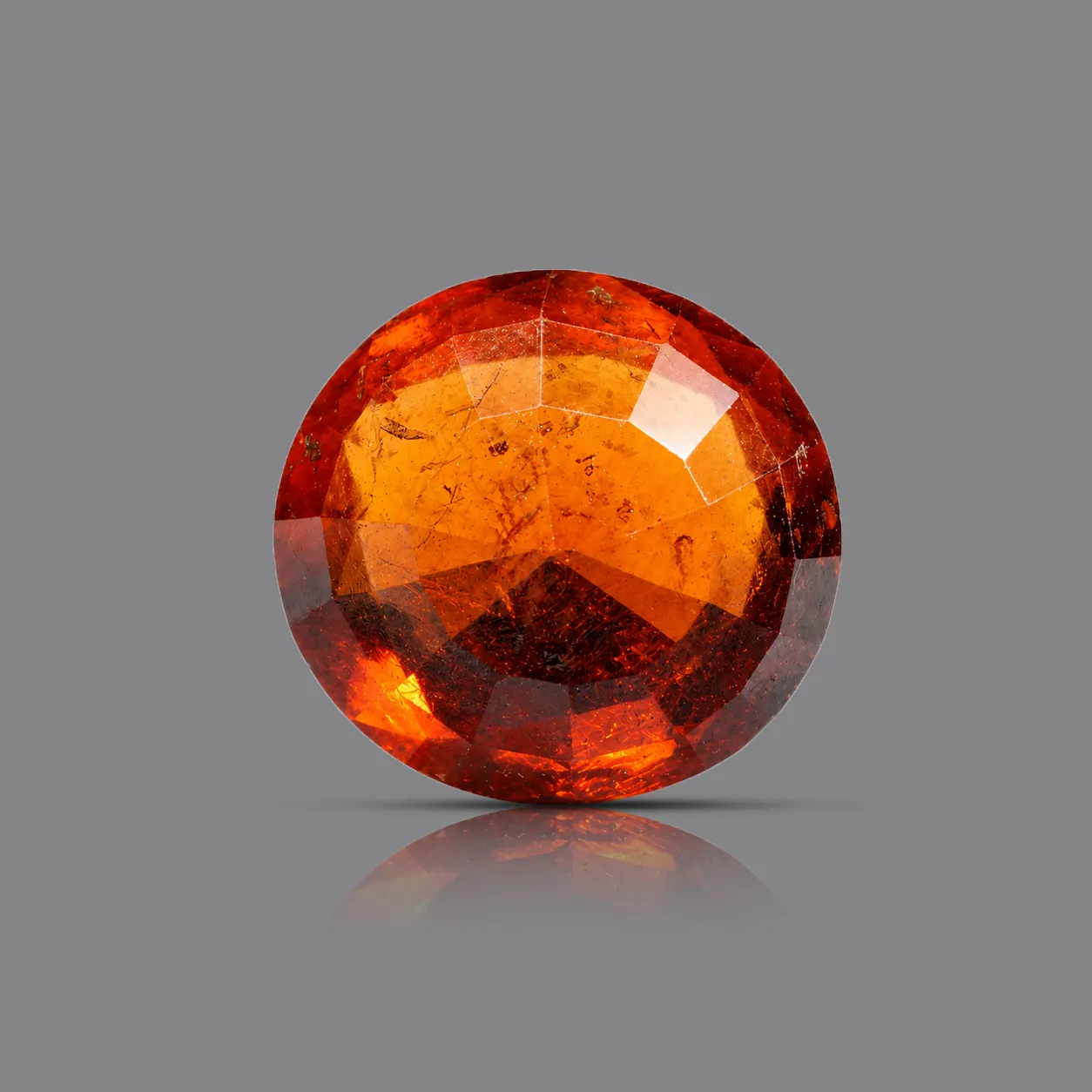 hessonite garnet (gomed) Back side