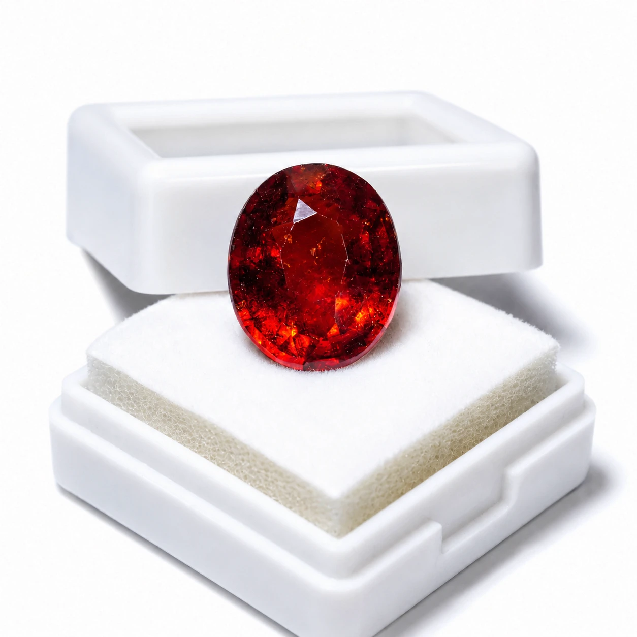 Hessonite Garnet Gemstone 10.40 Ct Secondary