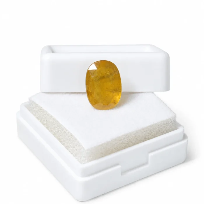 Natural Yellow Sapphire (Pukhraj) – 4.10 carat